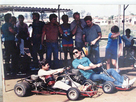 helioguaraná helio castroneves alfredo guaraná menezes kart 1987