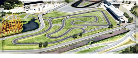 Representação gráfica do Kartódromo Beto Carrero